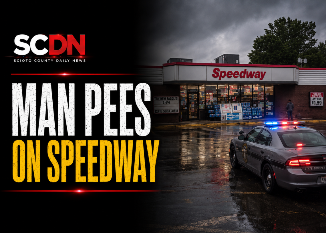 Man Pees on Speedway