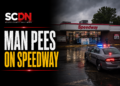 Man Pees on Speedway