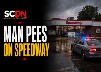 Man Pees on Speedway