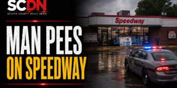 Man Pees on Speedway