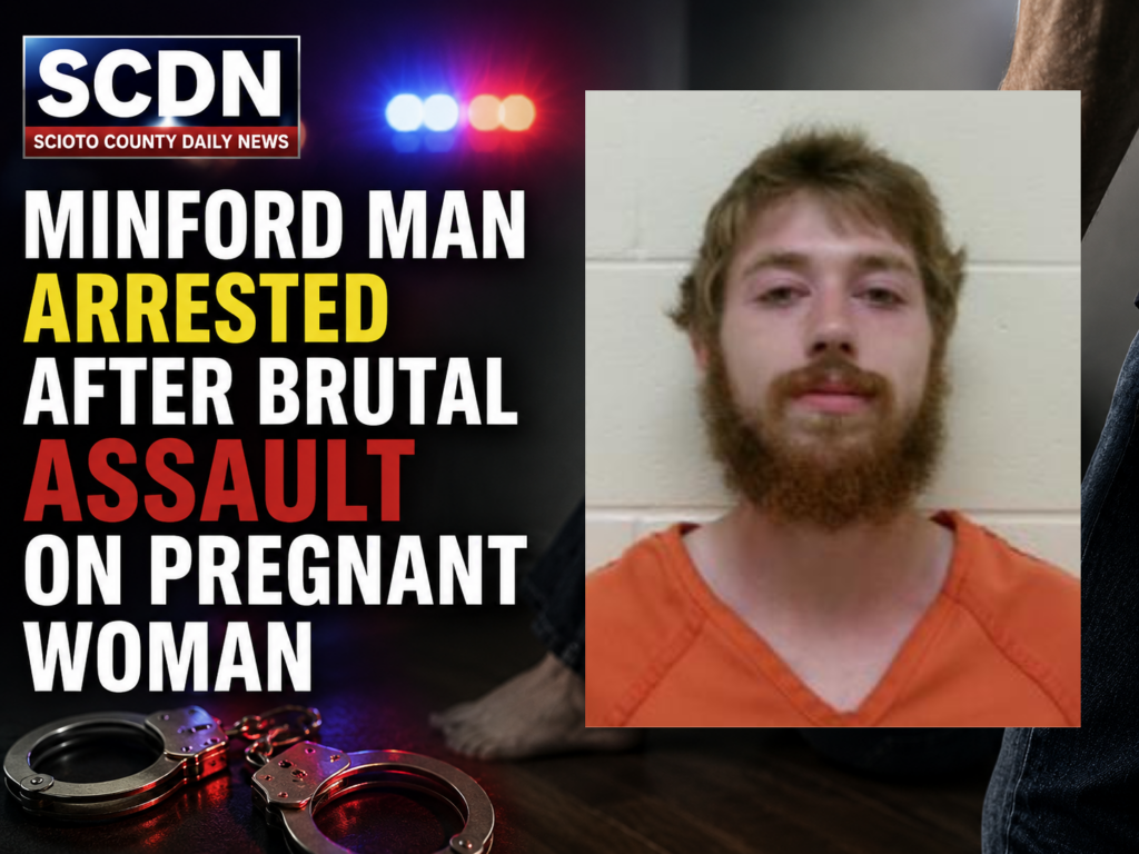 Minford Man arrested for brutal assault on pregnant woman