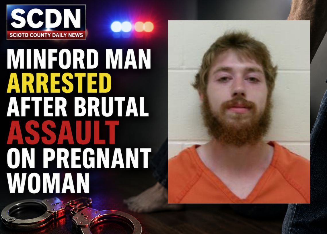 Minford Man arrested for brutal assault on pregnant woman