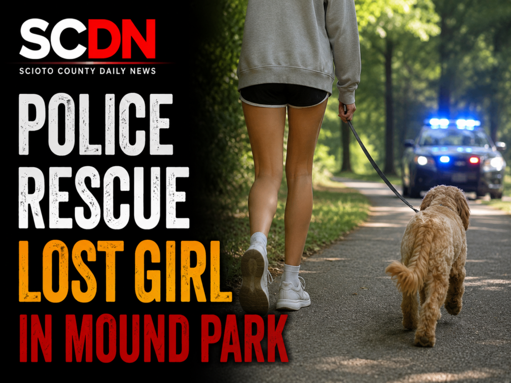 police rescue lost girl