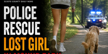 police rescue lost girl