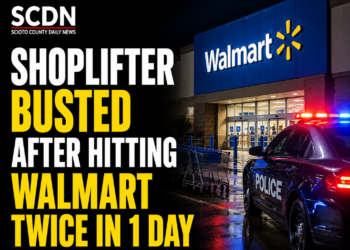 Shoplifter hits walmart twice in 1 day