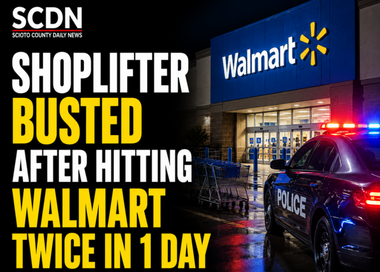 Shoplifter hits walmart twice in 1 day