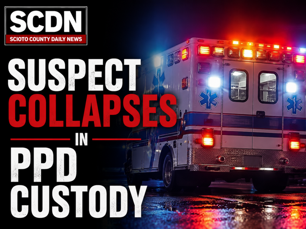 suspect collapses in custody