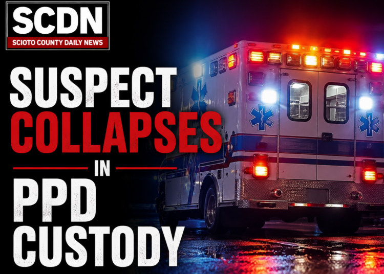 suspect collapses in custody