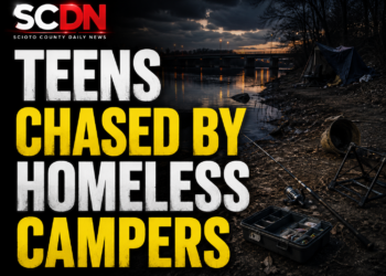 teens chased by homeless campers