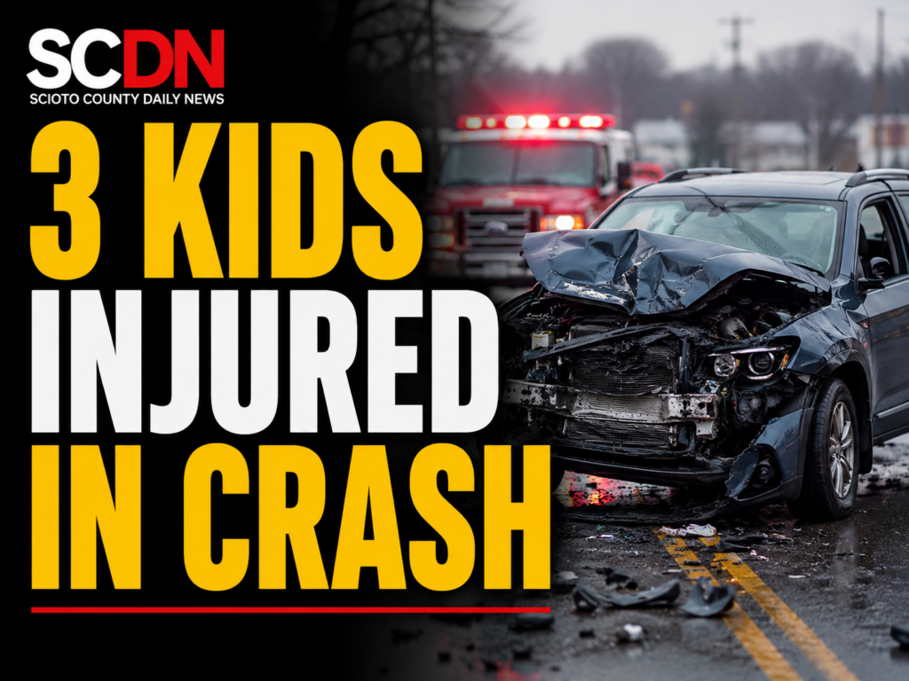 3 kids injured in crash