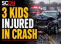3 kids injured in crash