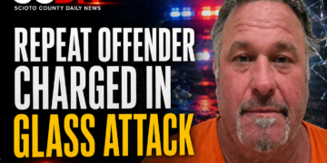 repeat offender charged in glass attack