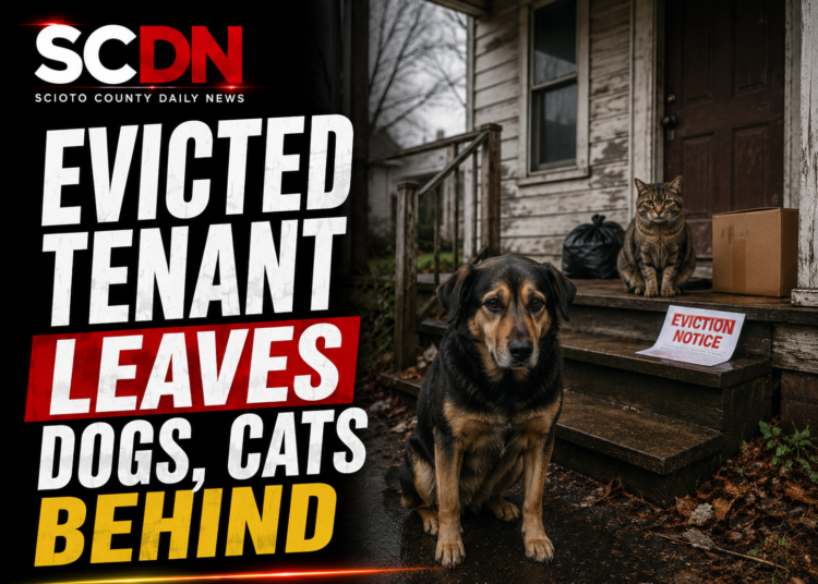 Evicted tenant leaves behind cats and dogs