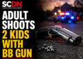 adult shoots 2 kids with BB gun