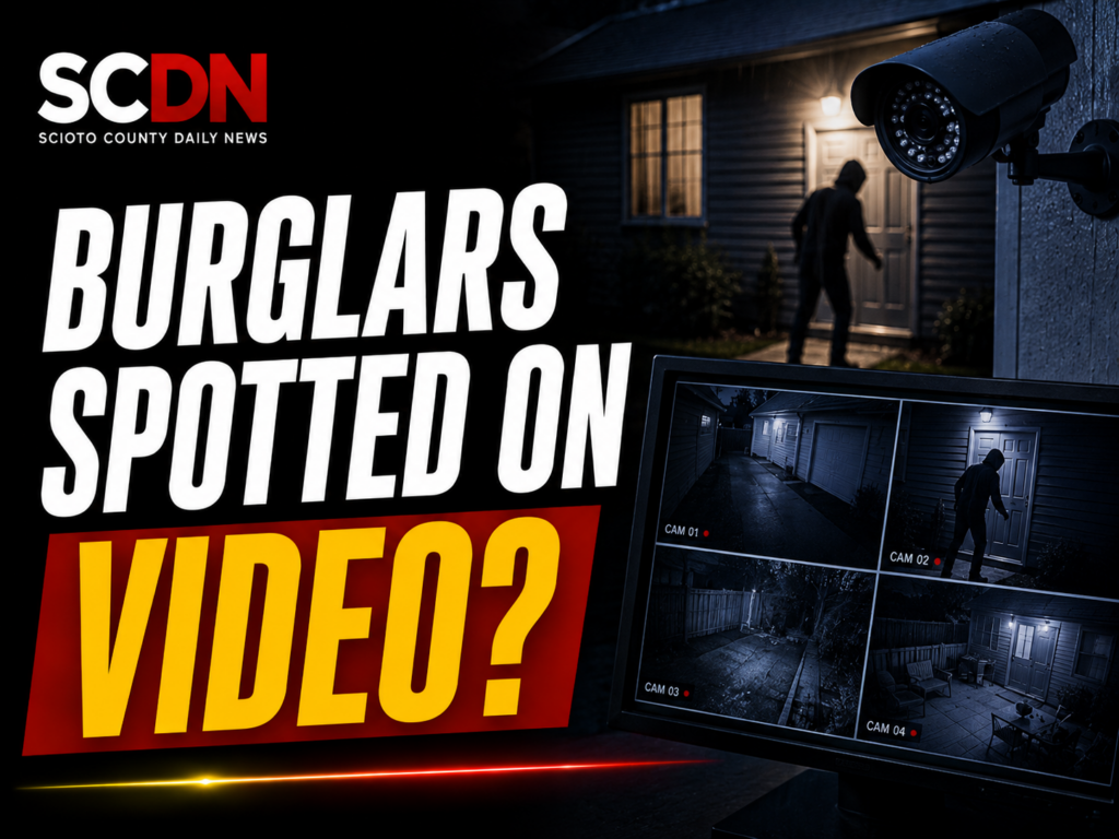 burglar on video?