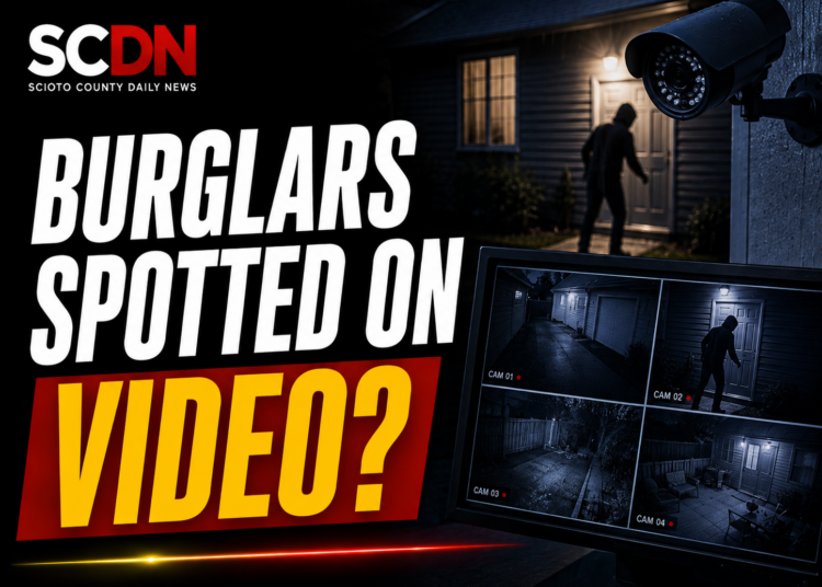 burglar on video?