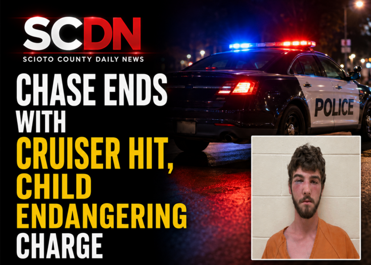 Chase ends with child endangering charge