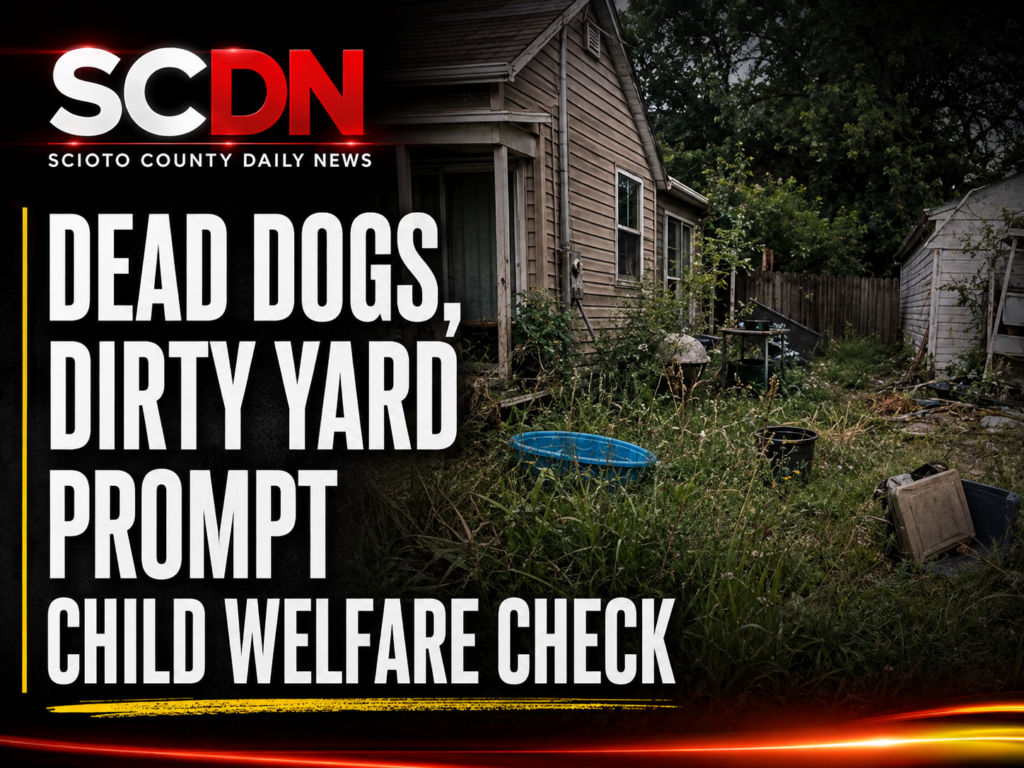 Dead dogs and dirty yard prompt child welfare check
