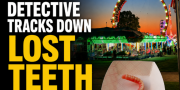 detective tracks down missing teeth