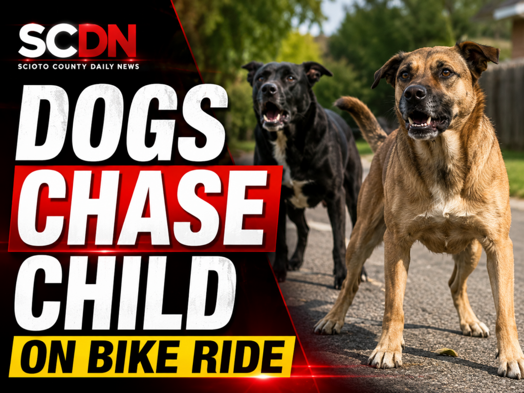 dogs chase child