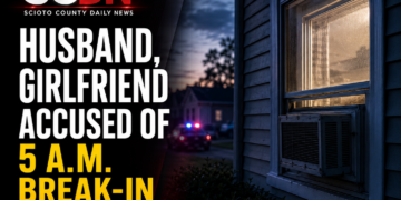 Husband and girlfriend accused of break in