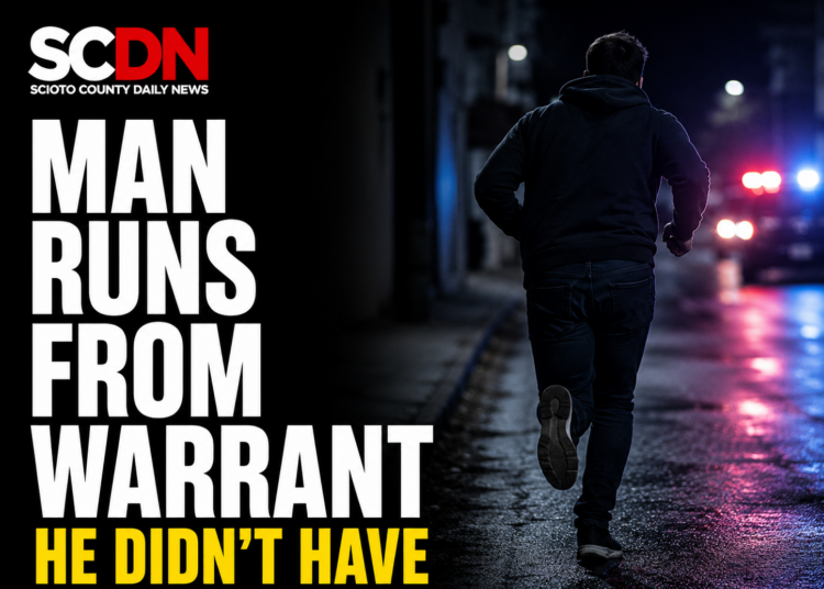 Man runs from warrant