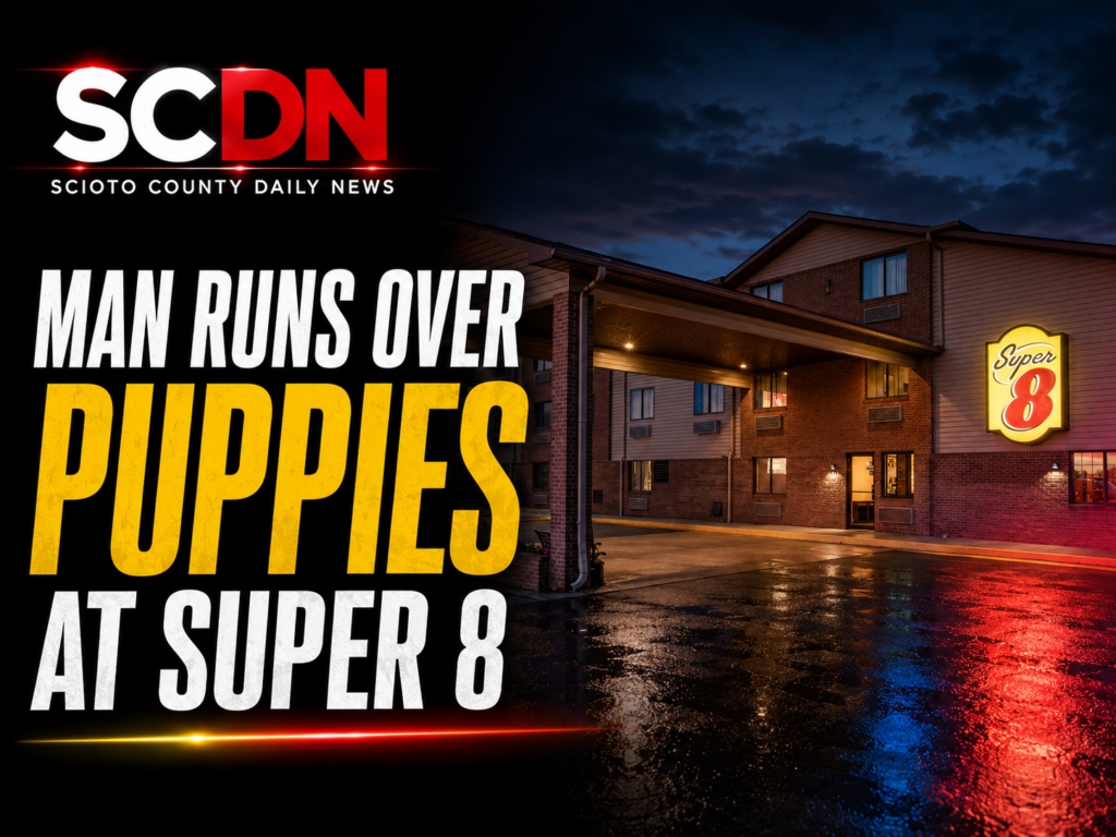 Man runs over puppies