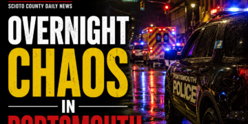 overnight chaos in Portsmouth