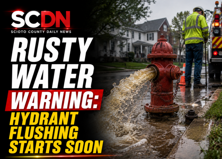 Rusty Water warning