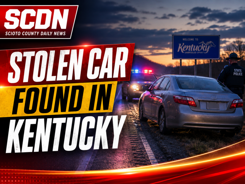 Stolen car found in Kentucky
