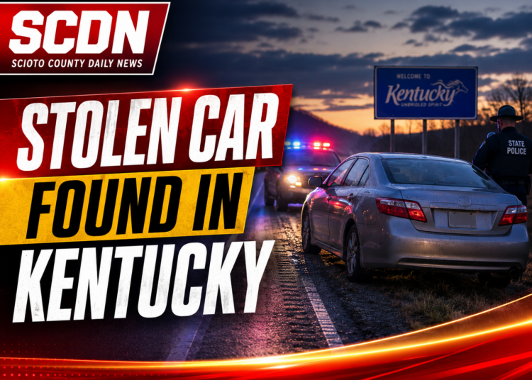 Stolen car found in Kentucky