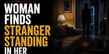 stranger in the living room