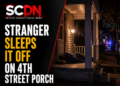 stranger sleeps it off