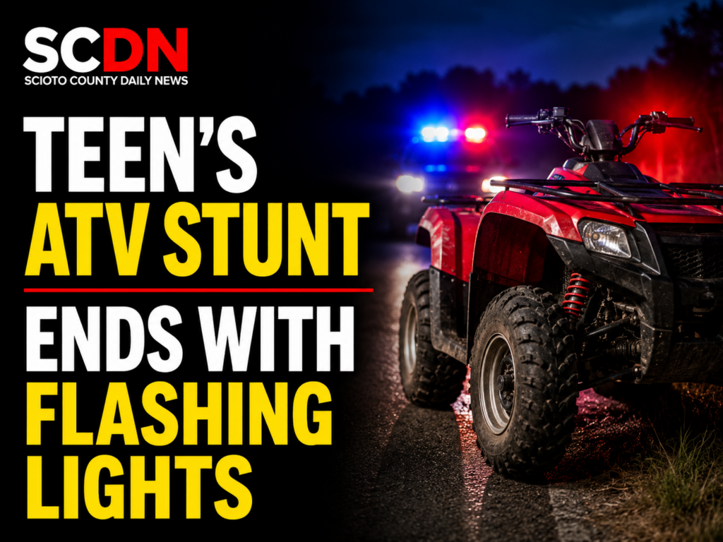 atv stunt ends in arrest