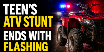 atv stunt ends in arrest