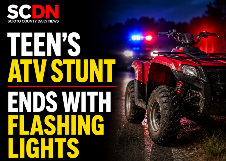 atv stunt ends in arrest