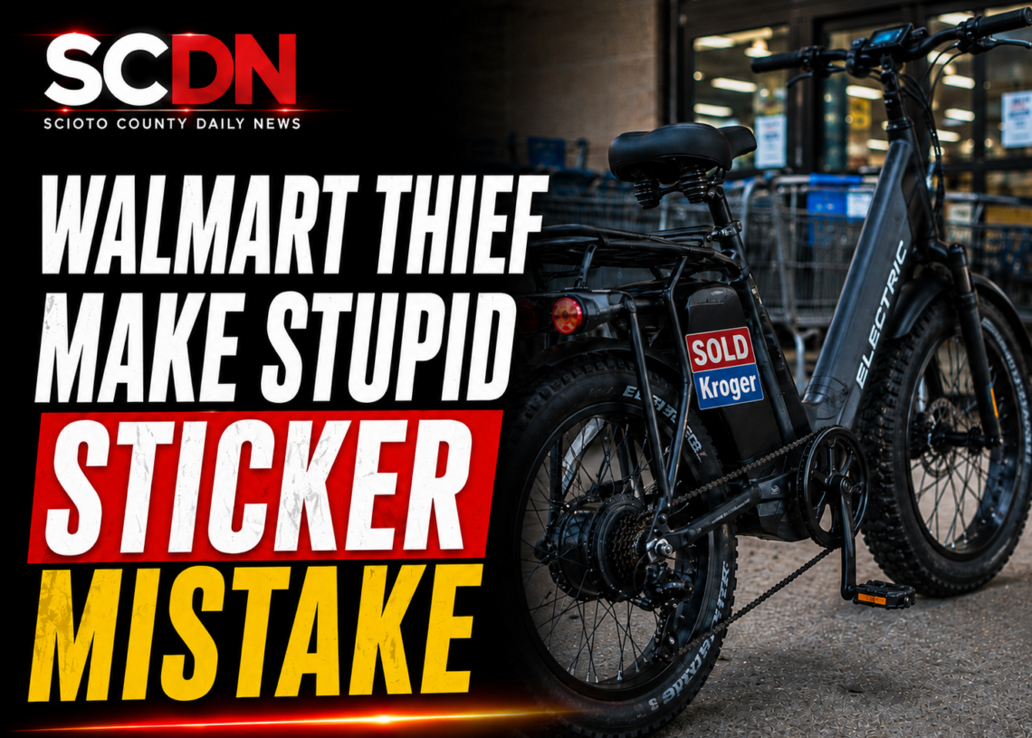 Walmart Thief Makes stupid sticker mistake