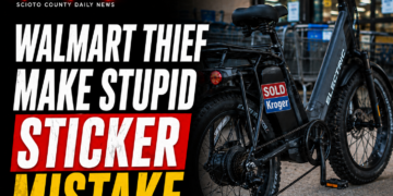 Walmart Thief Makes stupid sticker mistake