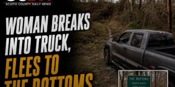 woman breaks into truck