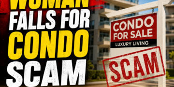 Woman falls for condo scam