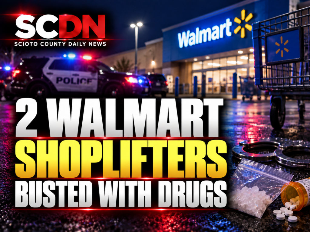 walmart shoplifters busted with drugs