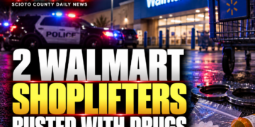 walmart shoplifters busted with drugs
