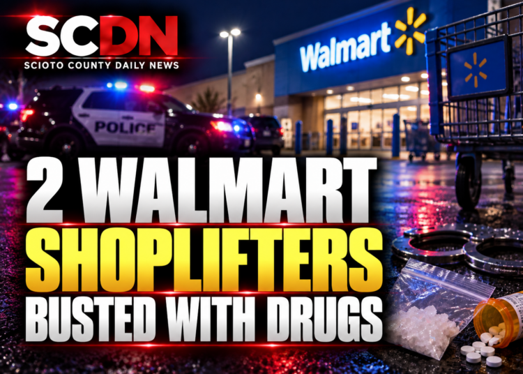 walmart shoplifters busted with drugs