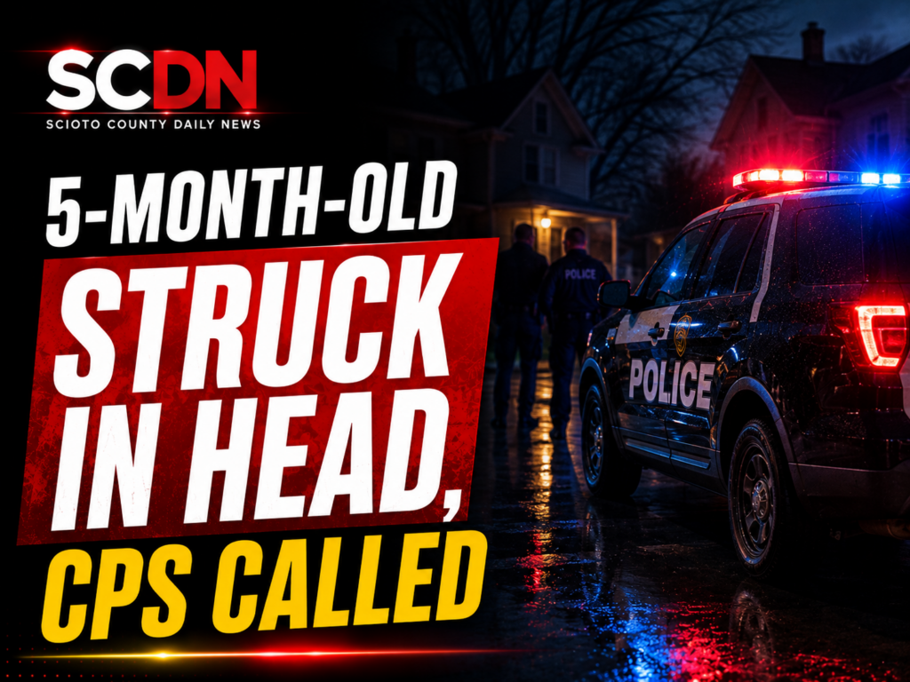 5 month old hit in head