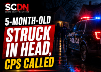 5 month old hit in head
