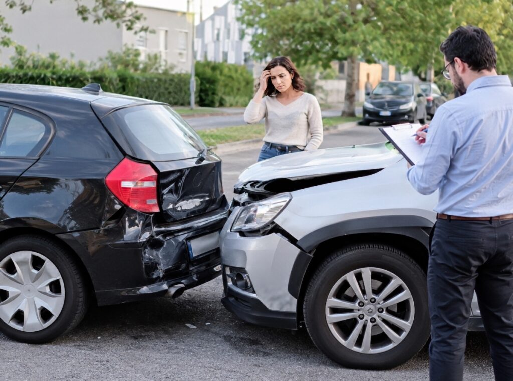 sue rear-end collision St. Louis