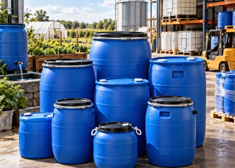 Plastic barrels