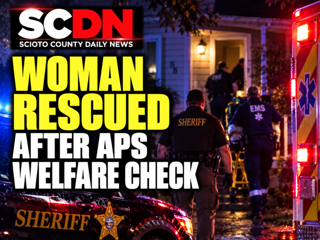 woman rescued after aps call