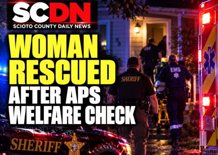 woman rescued after aps call