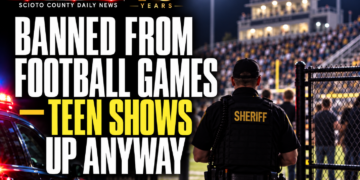 Teen banned from football games